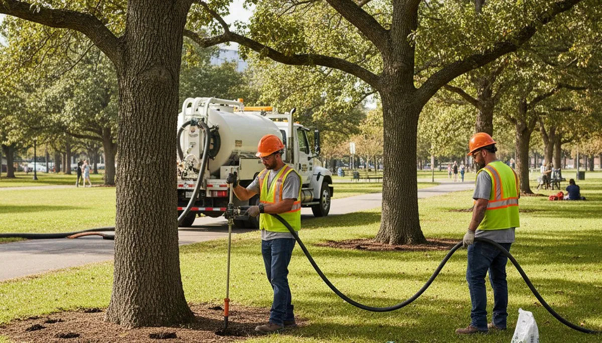 Tree fertilizing service in Boca Raton, FL promoting healthy trees in sandy soil
