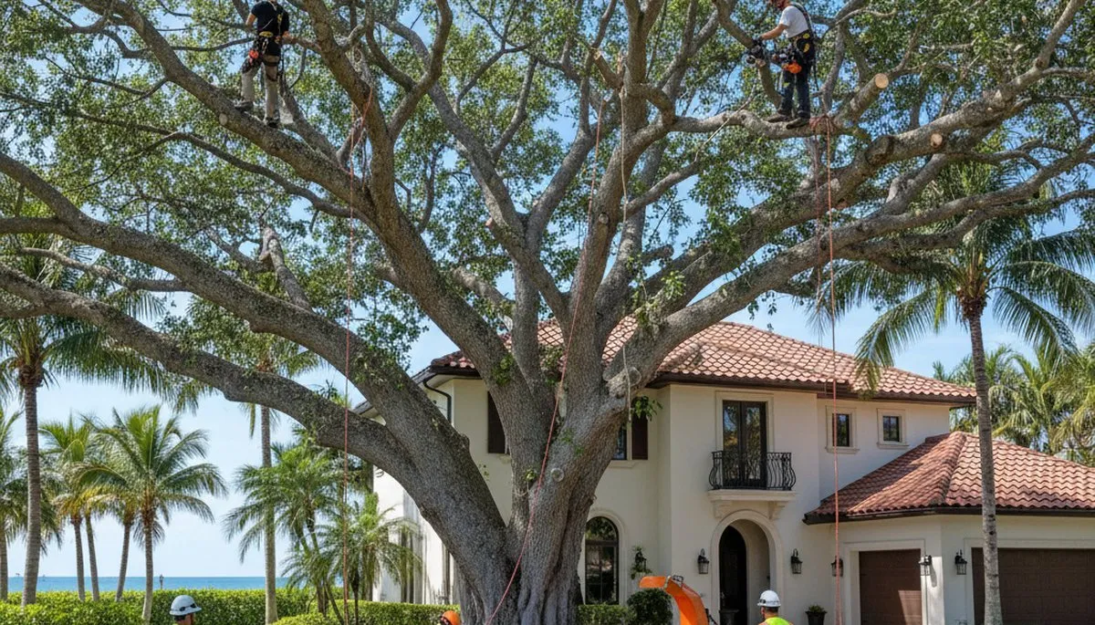 Professional tree trimming service in Boca Raton, FL for healthy, well-shaped trees