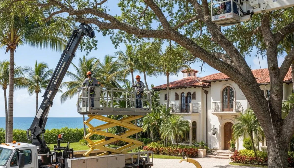 Professional tree trimming service in Boca Raton, FL for safe, precise tree care