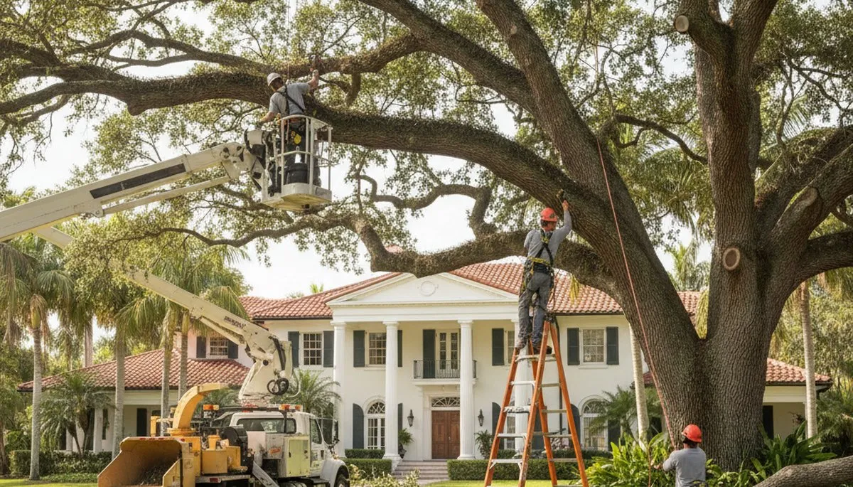 Tree trimming service in Boca Raton, FL for residential and commercial properties