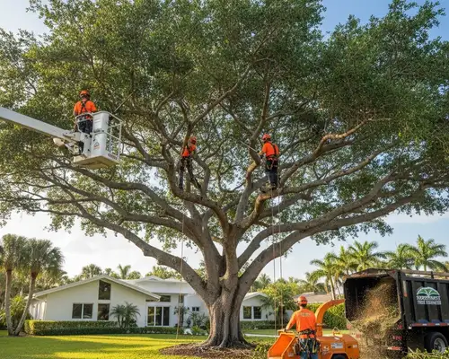 Tree trimming service for South Florida canopy in Boca Raton, FL